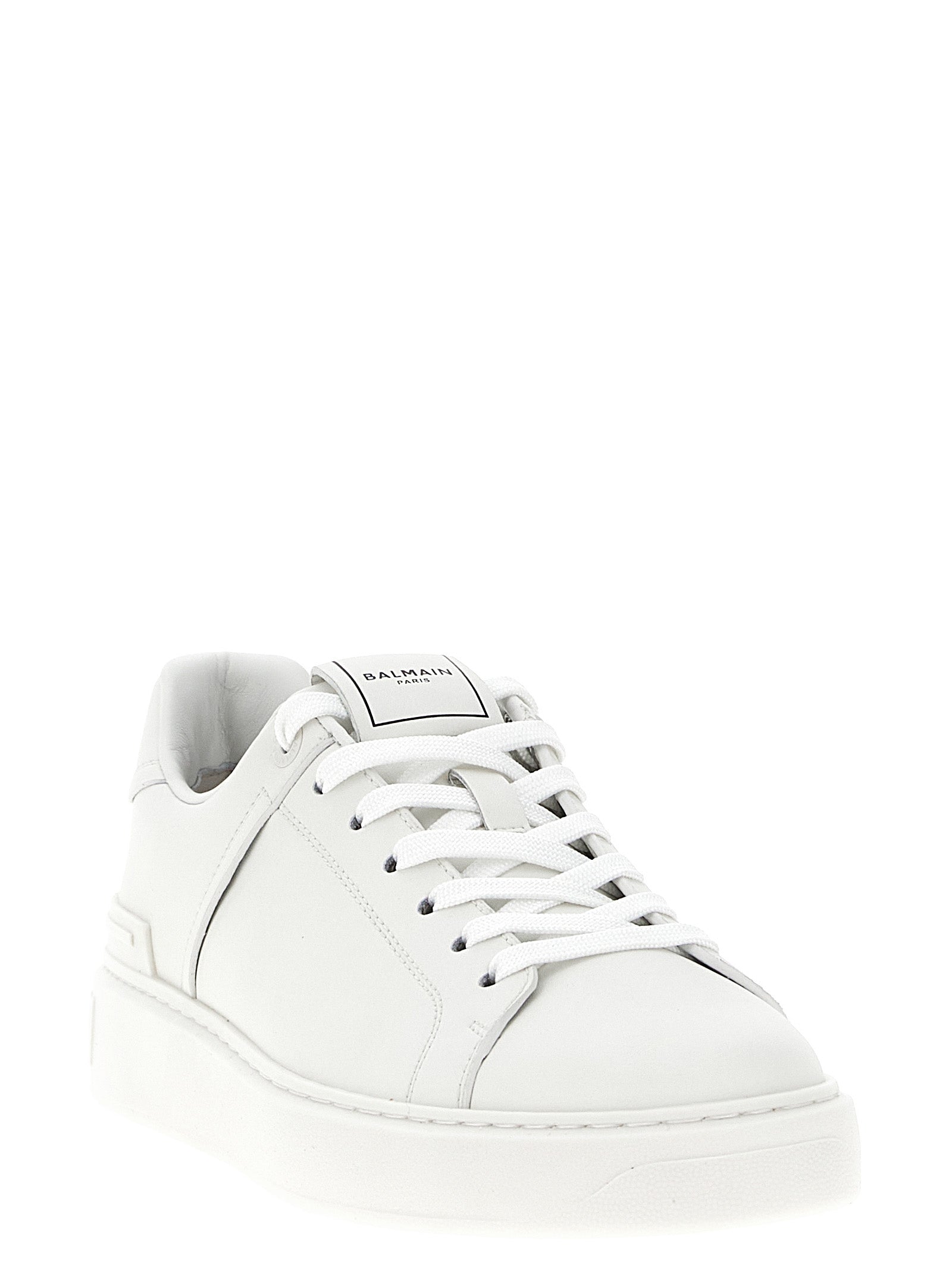 Balmain 100% Calfskin Leather sneaker in white — view 2