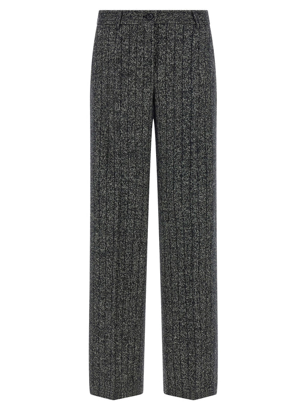 Dolce & Gabbana 48% Virgin wool trousers in gray