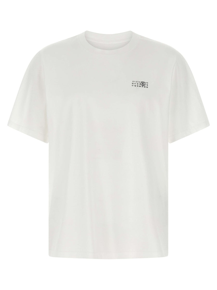 MM6 Maison Margiela 100% cotton t-shirt in white
