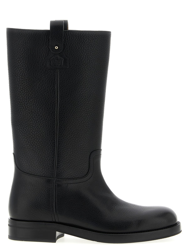 Church'S 100% calfskin leather boot in black