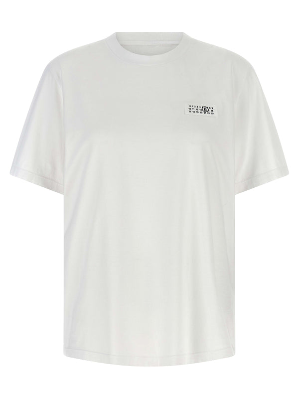 MM6 Maison Margiela 100% cotton t-shirt in white