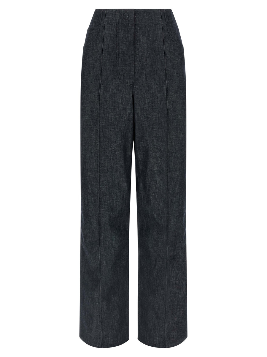 Fendi 100% cotton jeans in blue