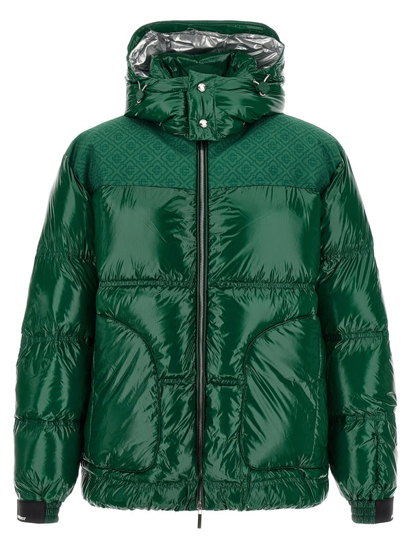 Casablanca 100% polyamide down jacket in green