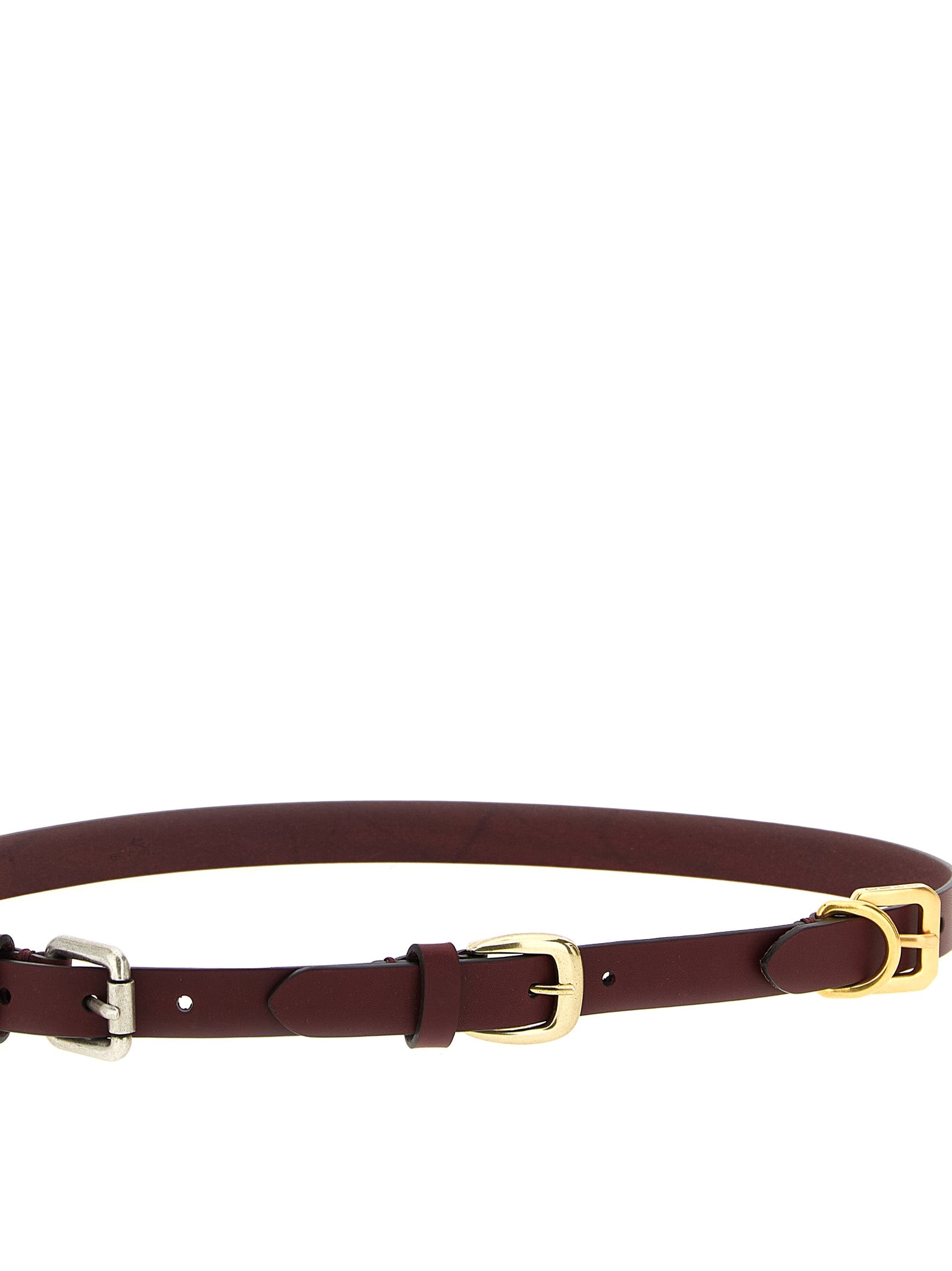 Etro 100% calfskin leather (Bos Taurus) belt in brown — view 3