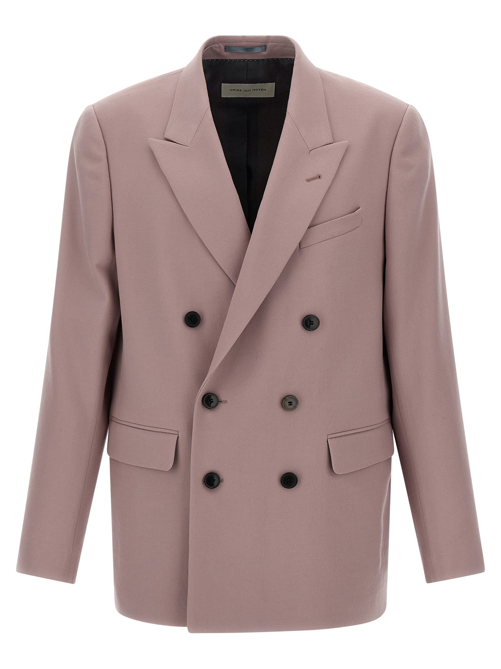 Dries Van Noten 100% wool blazer in purple