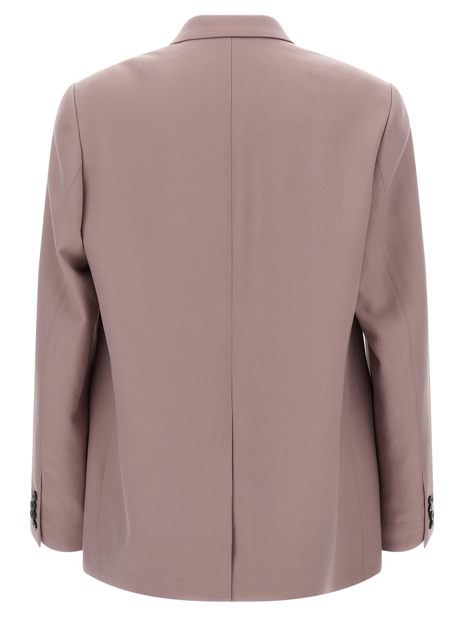 Dries Van Noten 100% wool blazer in purple — view 2