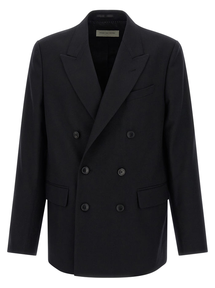 Dries Van Noten 100% Wool blazer in black