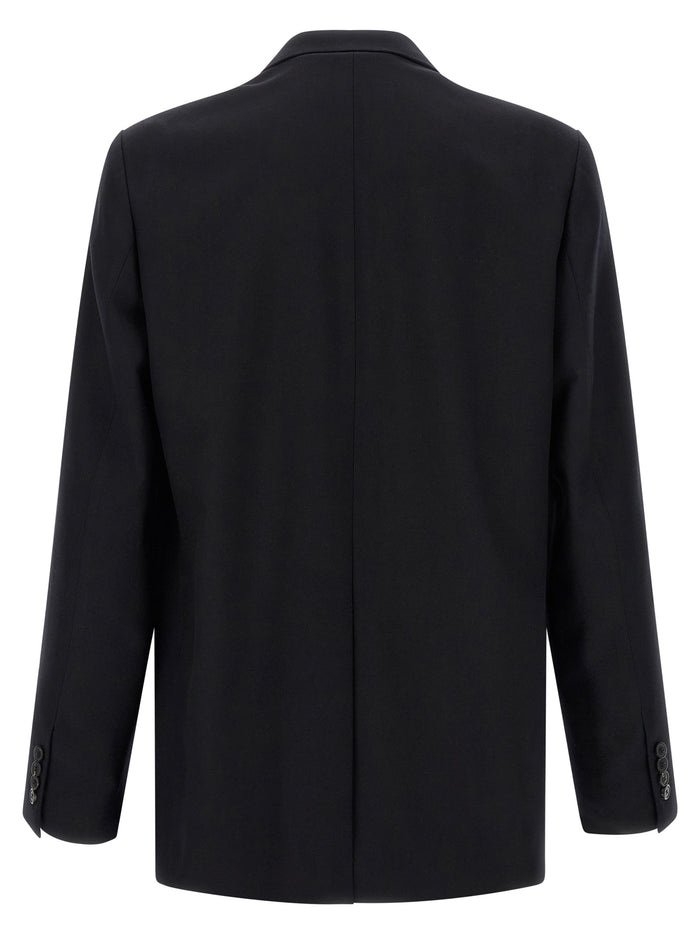 Dries Van Noten 100% Wool blazer in black — view 2