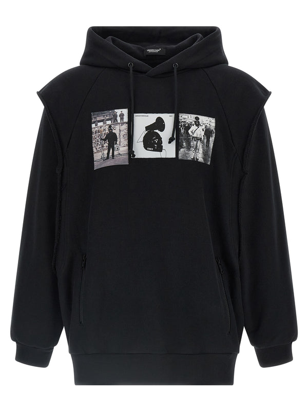 Undercover 100% Cotton hoodie in black