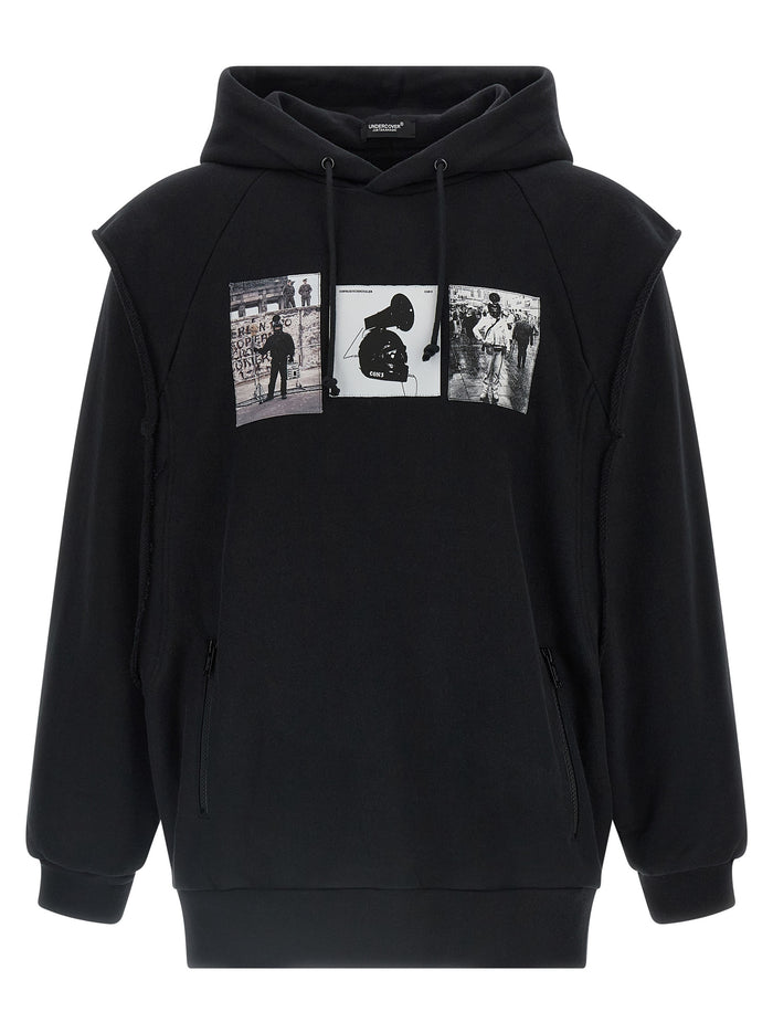 Undercover 100% Cotton hoodie in black