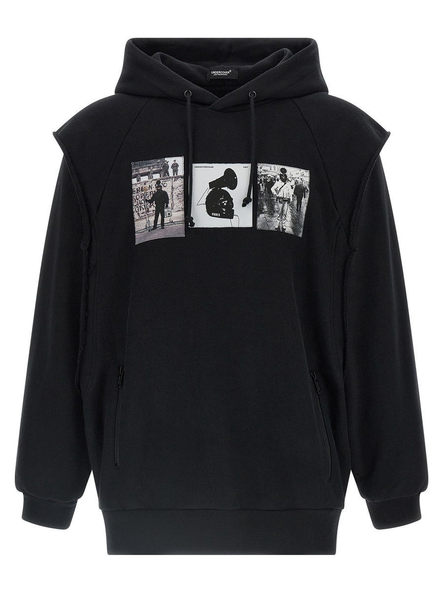 Undercover 100% Cotton hoodie in black