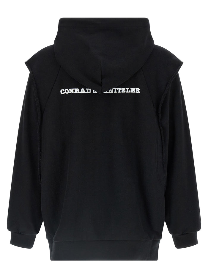 Undercover 100% Cotton hoodie in black — view 2