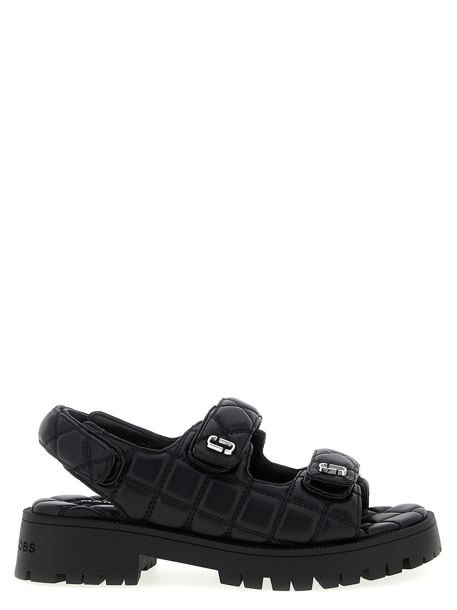 Marc Jacobs 100% lamb leather sandals in black