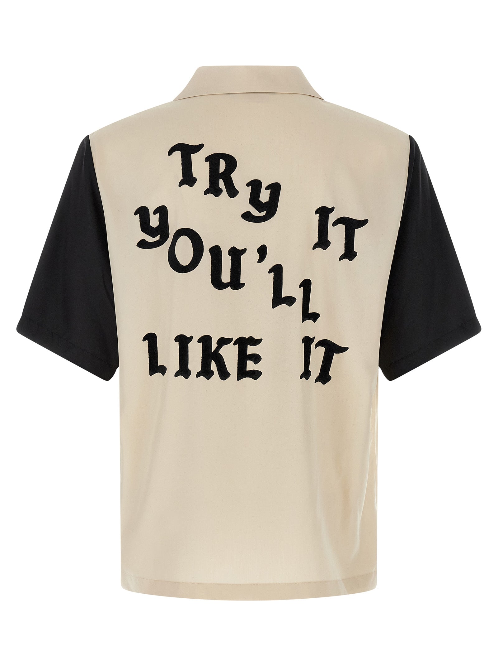 Amiri 60% modal shirt in beige — view 2