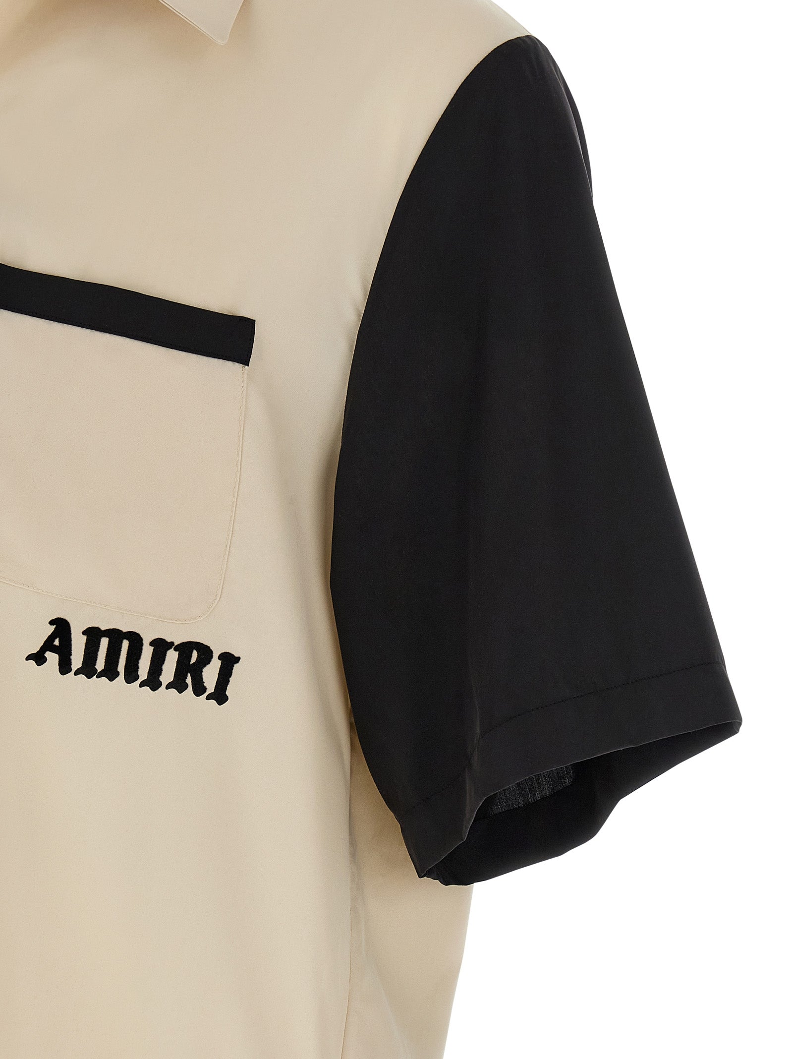 Amiri 60% modal shirt in beige — view 4