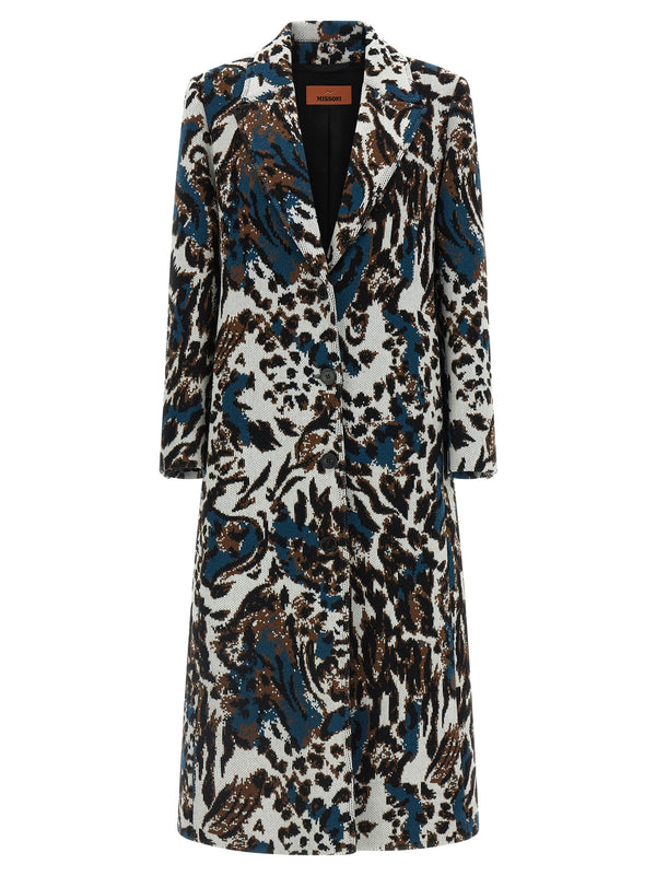 Missoni 71% Wool coat in multicolor