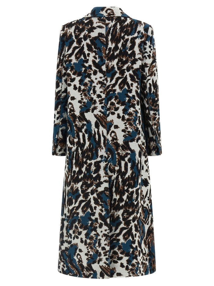 Missoni 71% Wool coat in multicolor — view 2