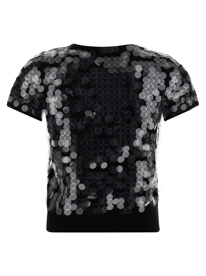 Max Mara 100% virgin wool blouse in black — view 2