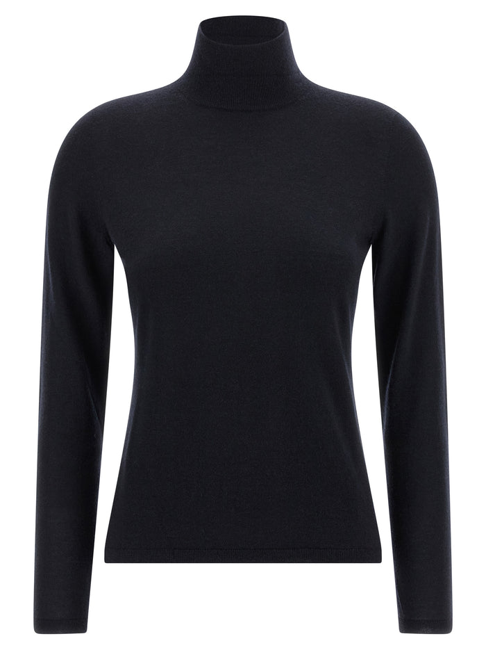 Max Mara 100% cashmere turtleneck in blue