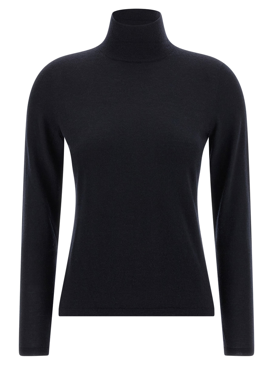 Max Mara 100% cashmere turtleneck in blue