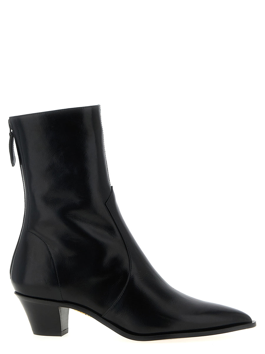 Aquazzura 100% calfskin leather (Bos Taurus) boot in black