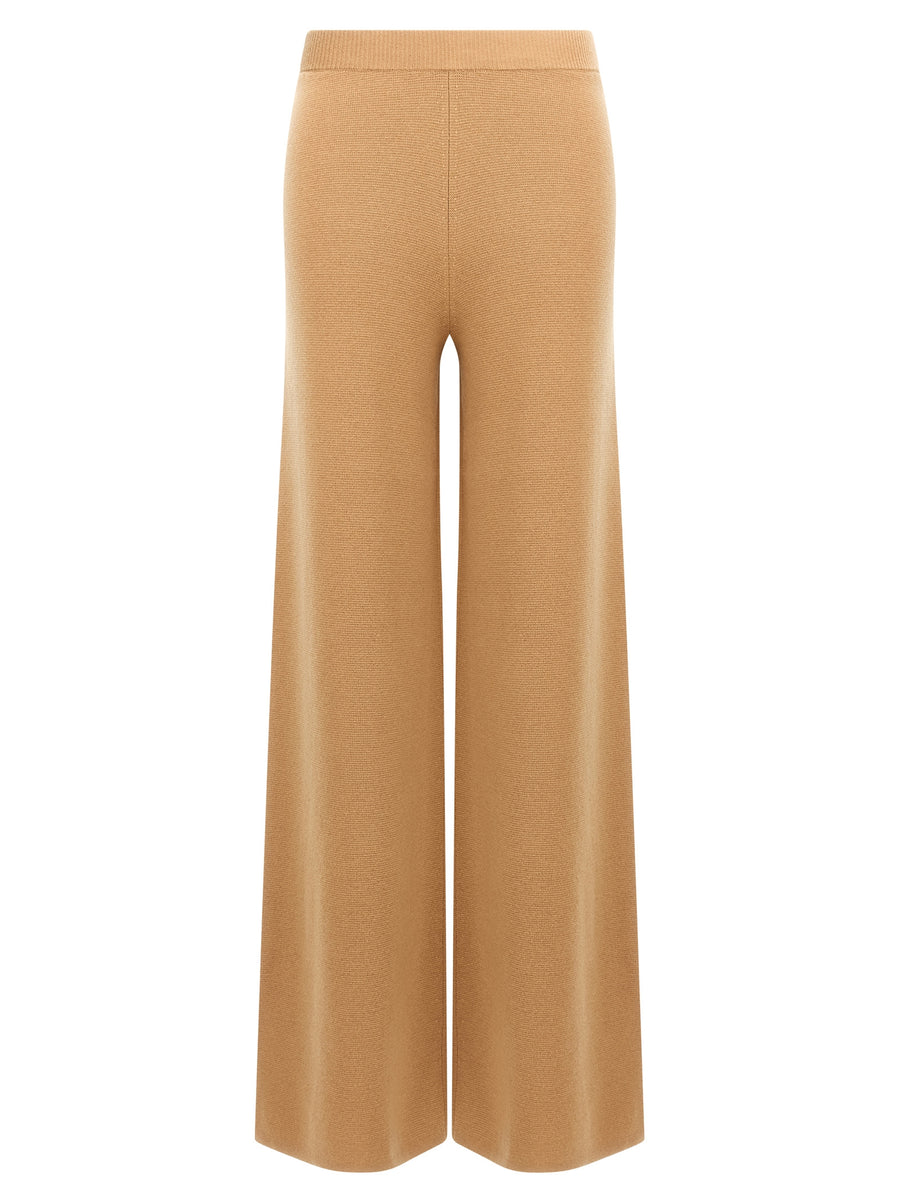 Max Mara 70% wool trousers in brown