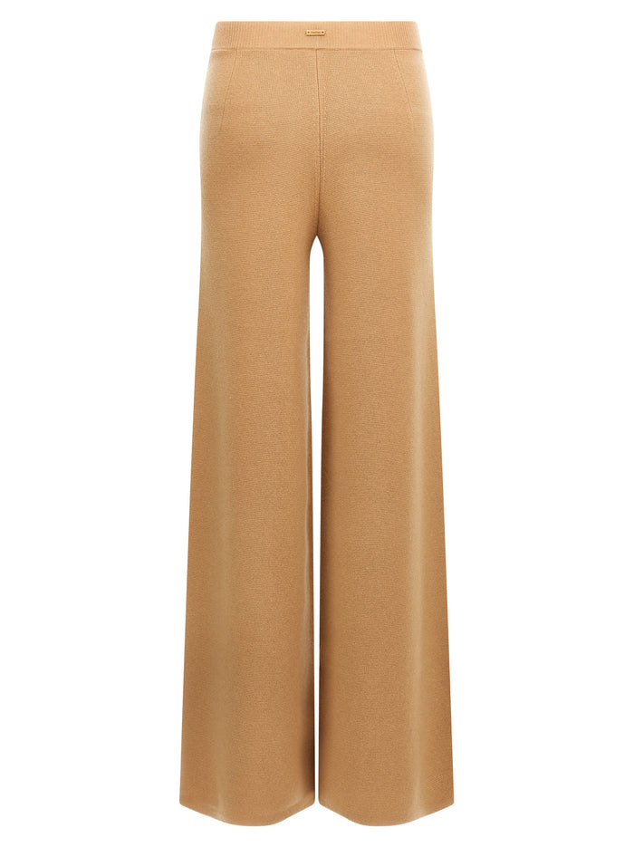 Max Mara 70% wool trousers in brown — view 2