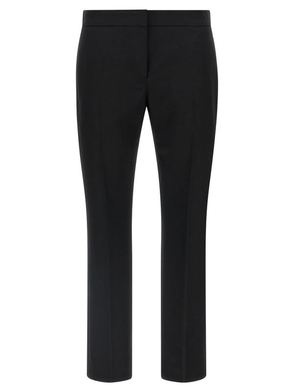 Alexander McQueen 100% Wool trousers in black