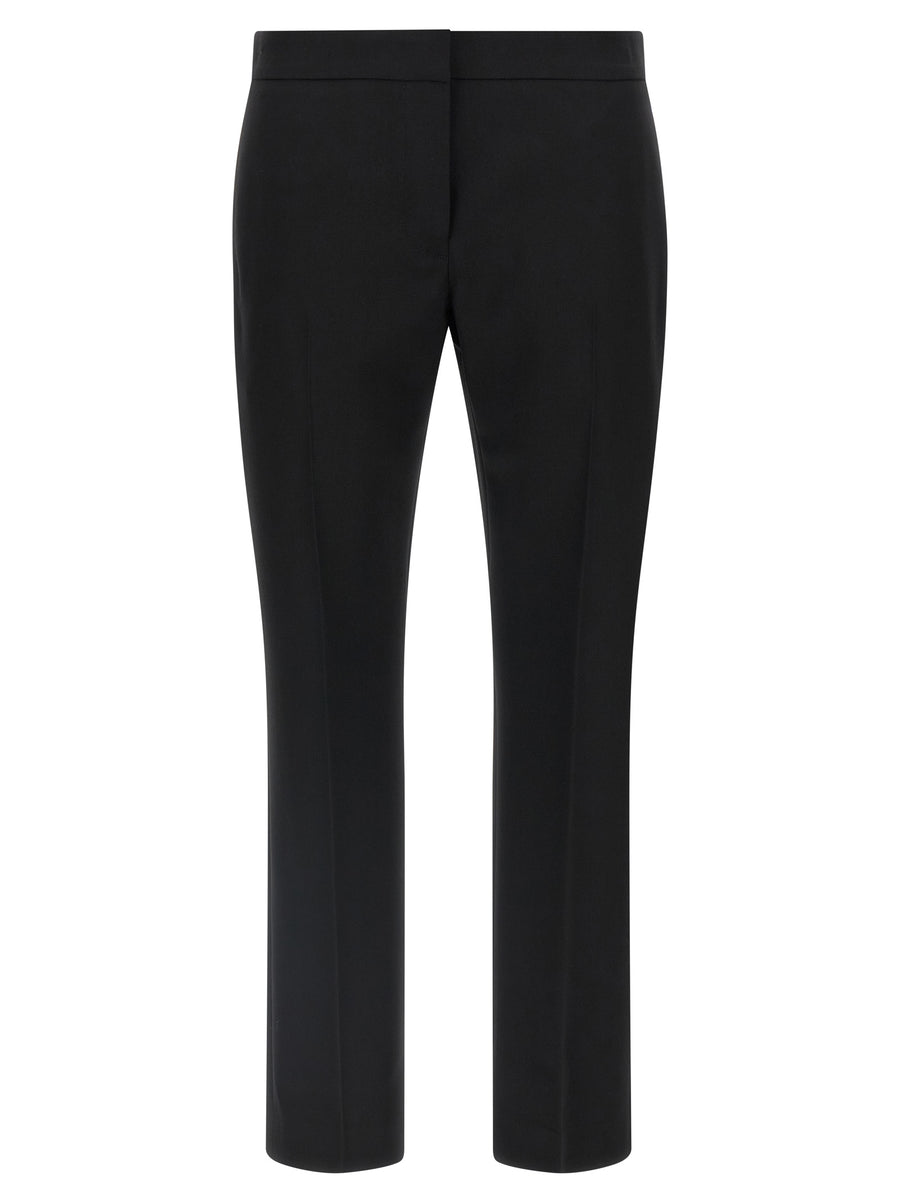 Alexander McQueen 100% Wool trousers in black