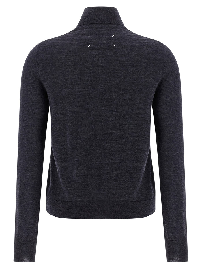 Maison Margiela 100% Wool sweater in gray — view 2