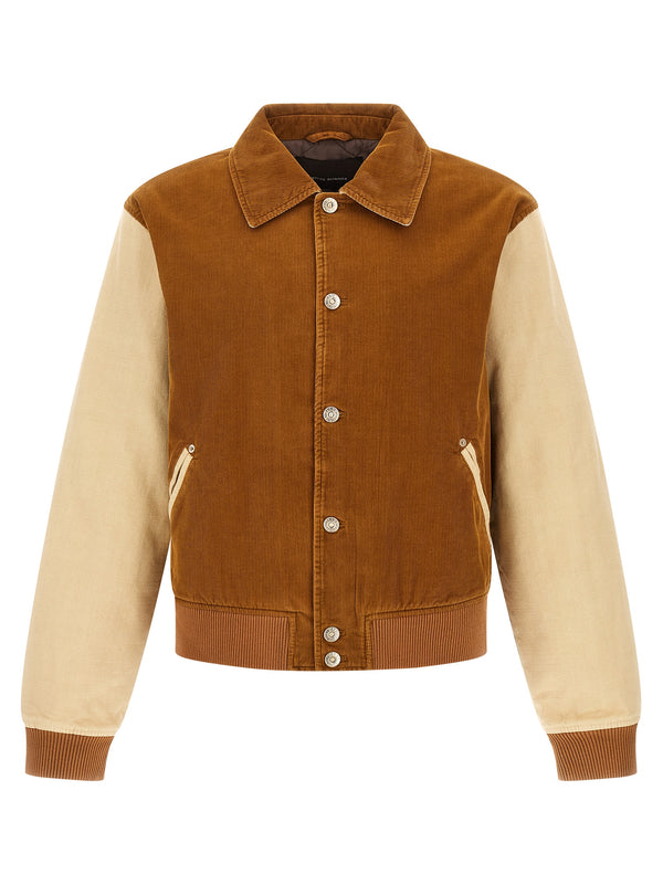 Wales Bonner 100% Cotton jacket in brown