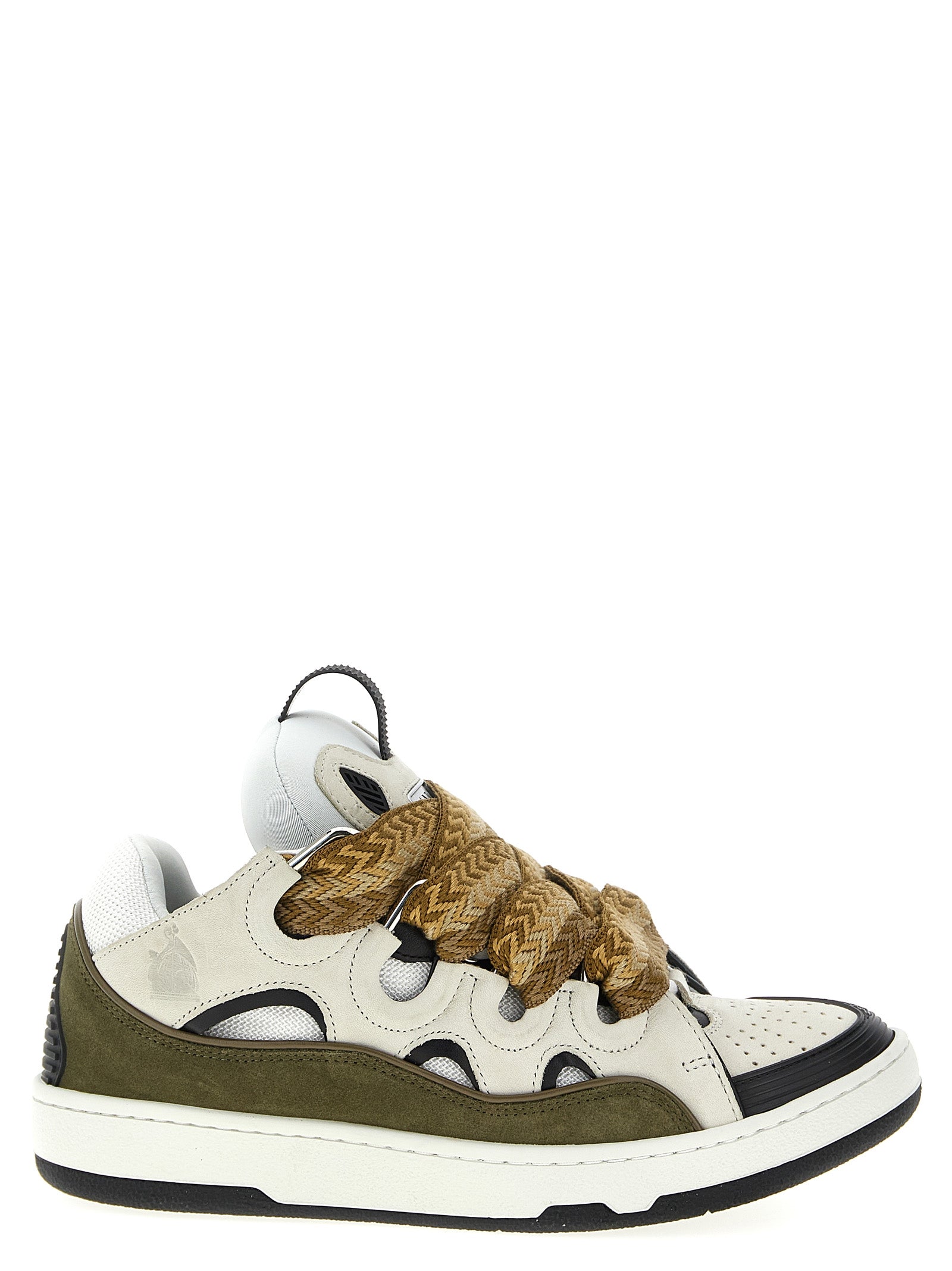 Lanvin 76% Calf Leather sneaker in multicolor