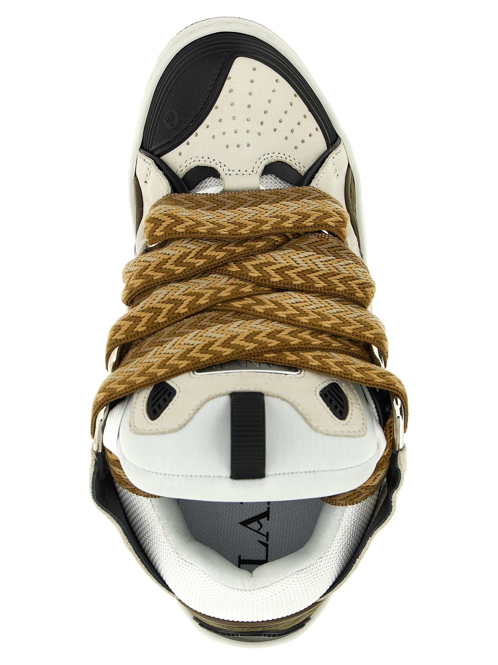 Lanvin 76% Calf Leather sneaker in multicolor — view 4
