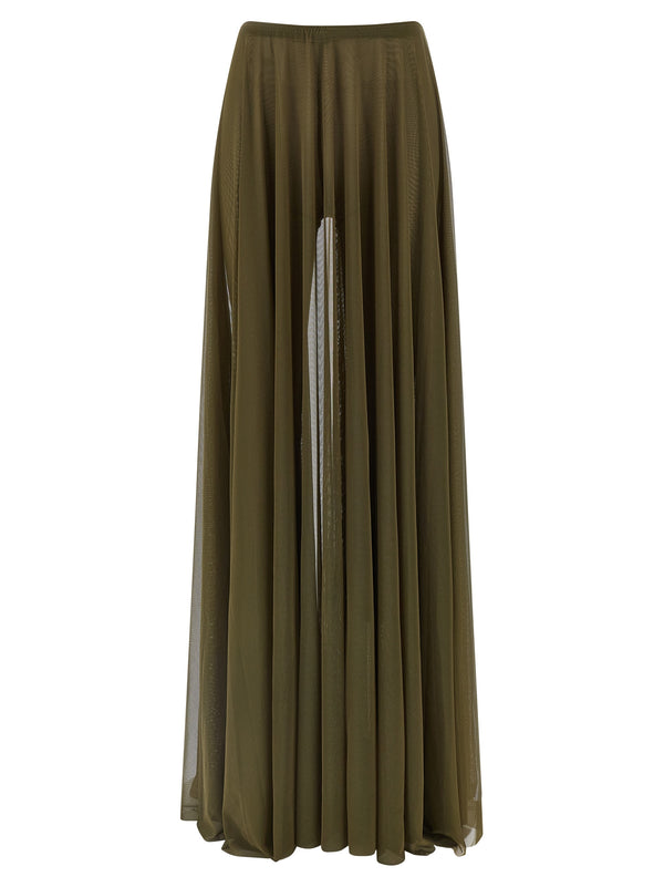 Bicolor Polyamide Mini Skirt