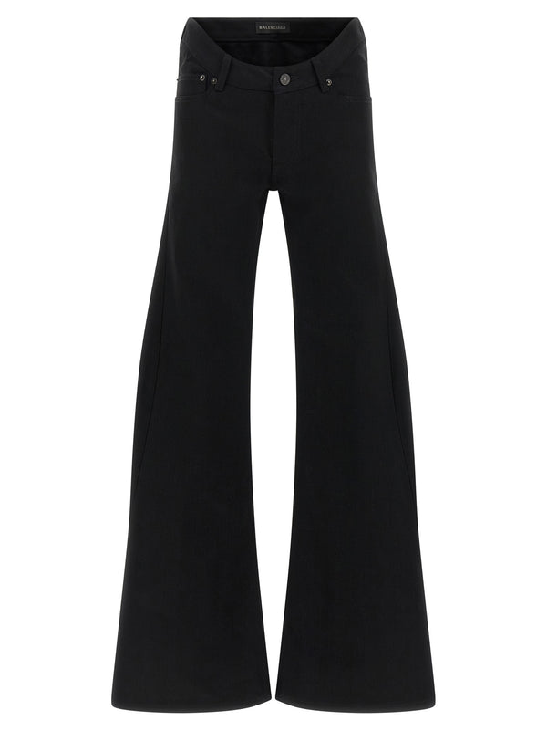 Balenciaga 100% cotton jeans in black