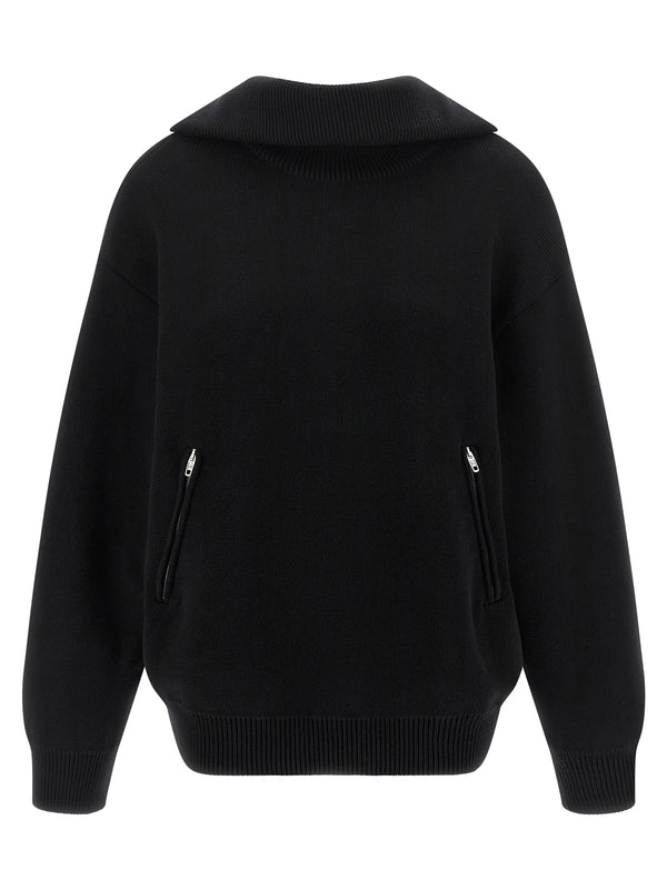 Balenciaga 100% Cotton sweater in black