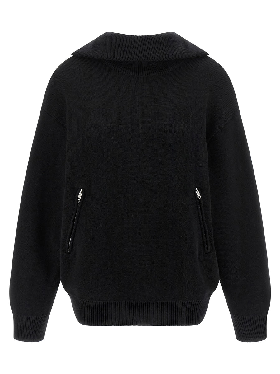 Balenciaga 100% Cotton sweater in black