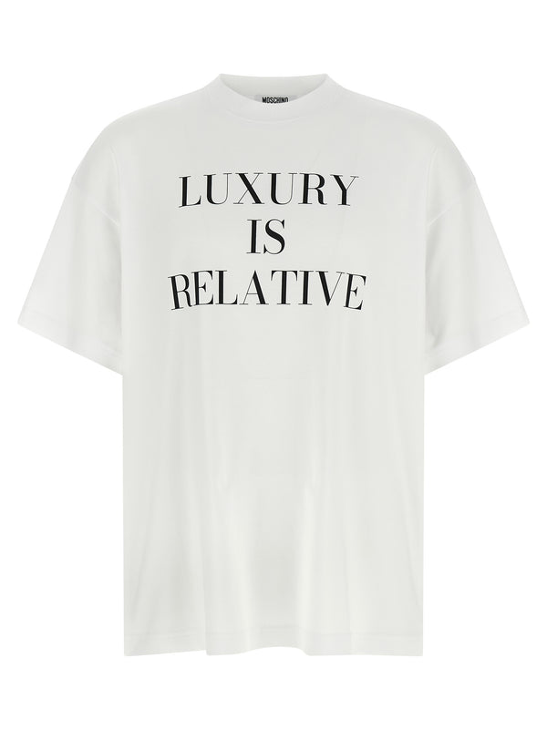 Moschino 100% Cotton t-shirt in white