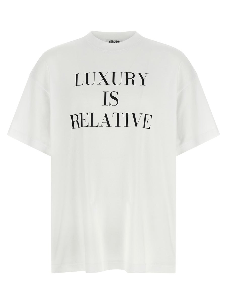 Moschino 100% Cotton t-shirt in white