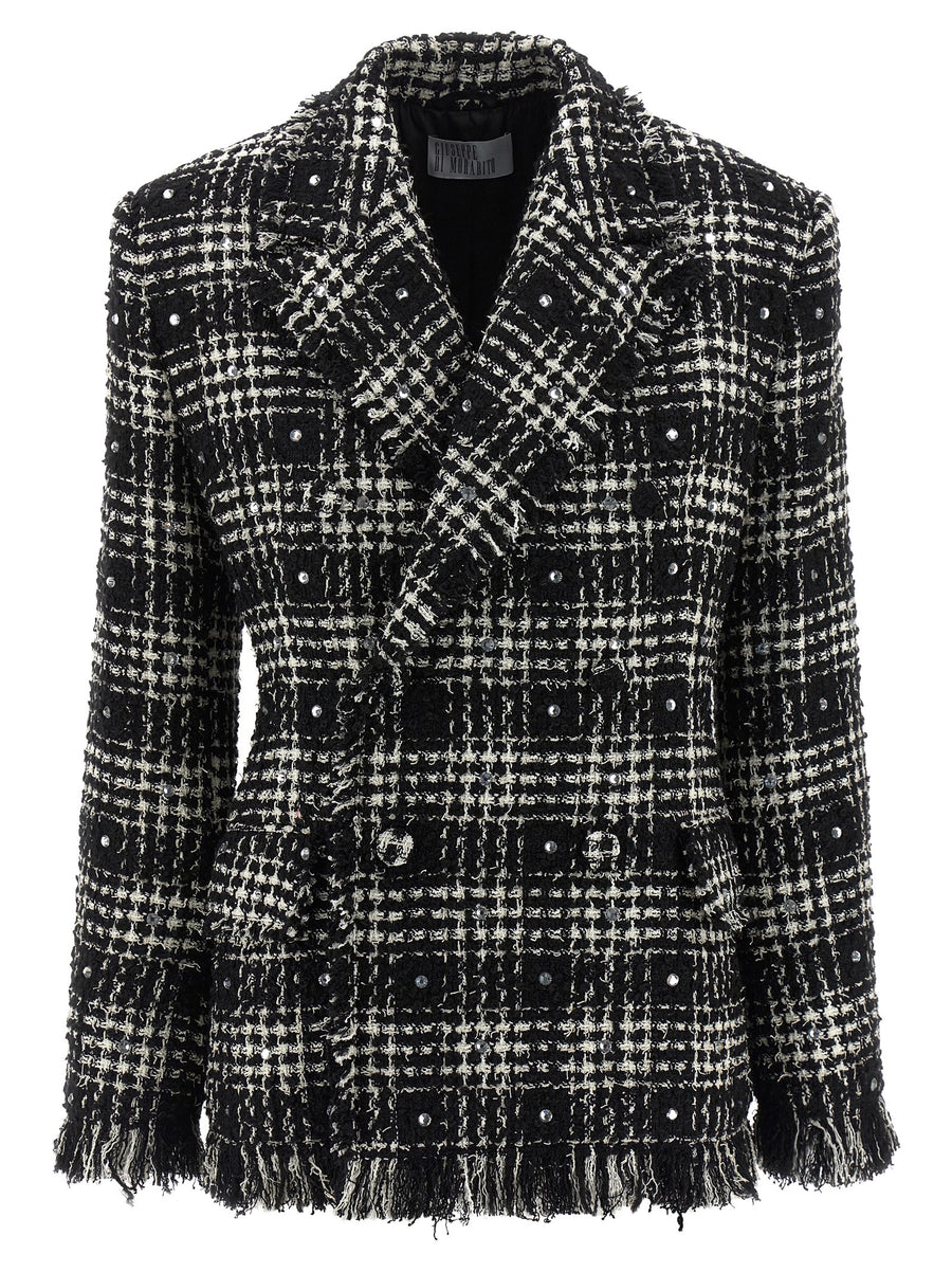 Giuseppe Di Morabito 45% cotton blazer in black