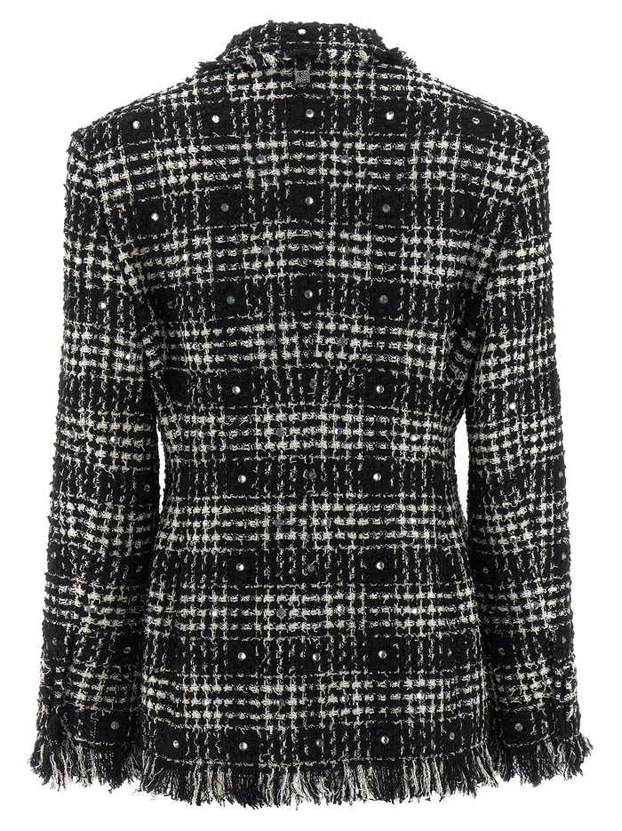 Giuseppe Di Morabito 45% cotton blazer in black — view 2