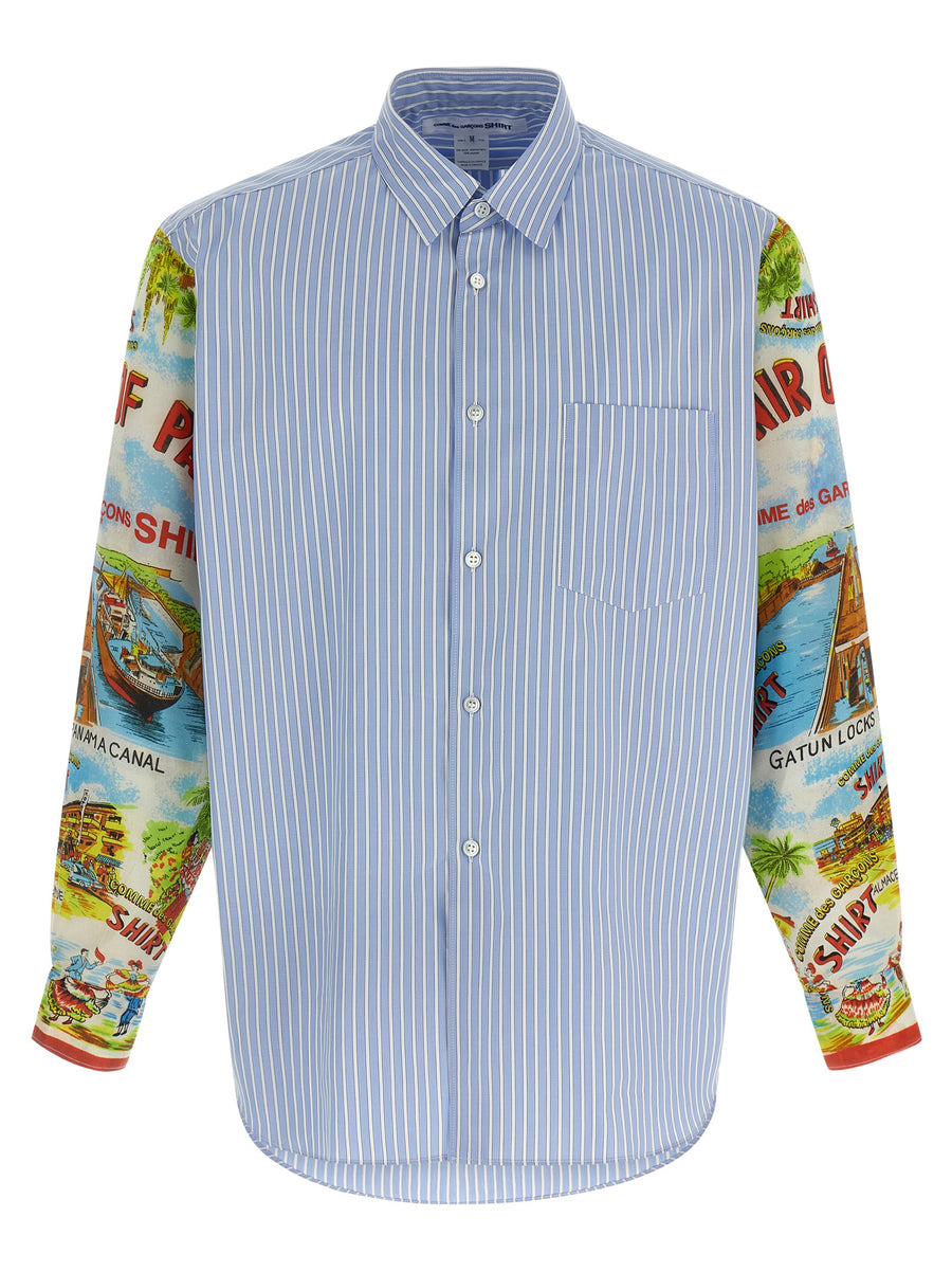 Comme des Garçons 100% Cotton shirt in blue
