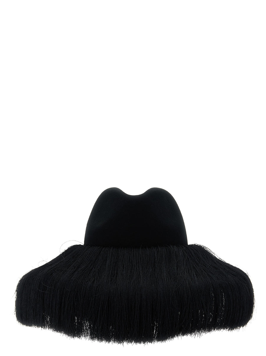 Comme des Garçons CO320715BM 100% wool fedora in black