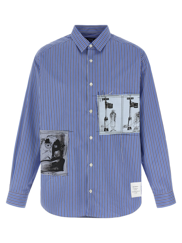 Comme des Garçons 100% Cotton shirt in blue