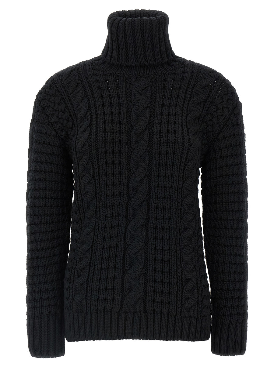 Moncler Genius 100% Virgin Wool sweater in black