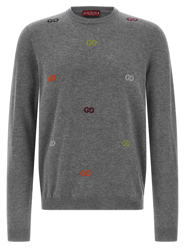 Gucci 100% cashmere sweater in gray