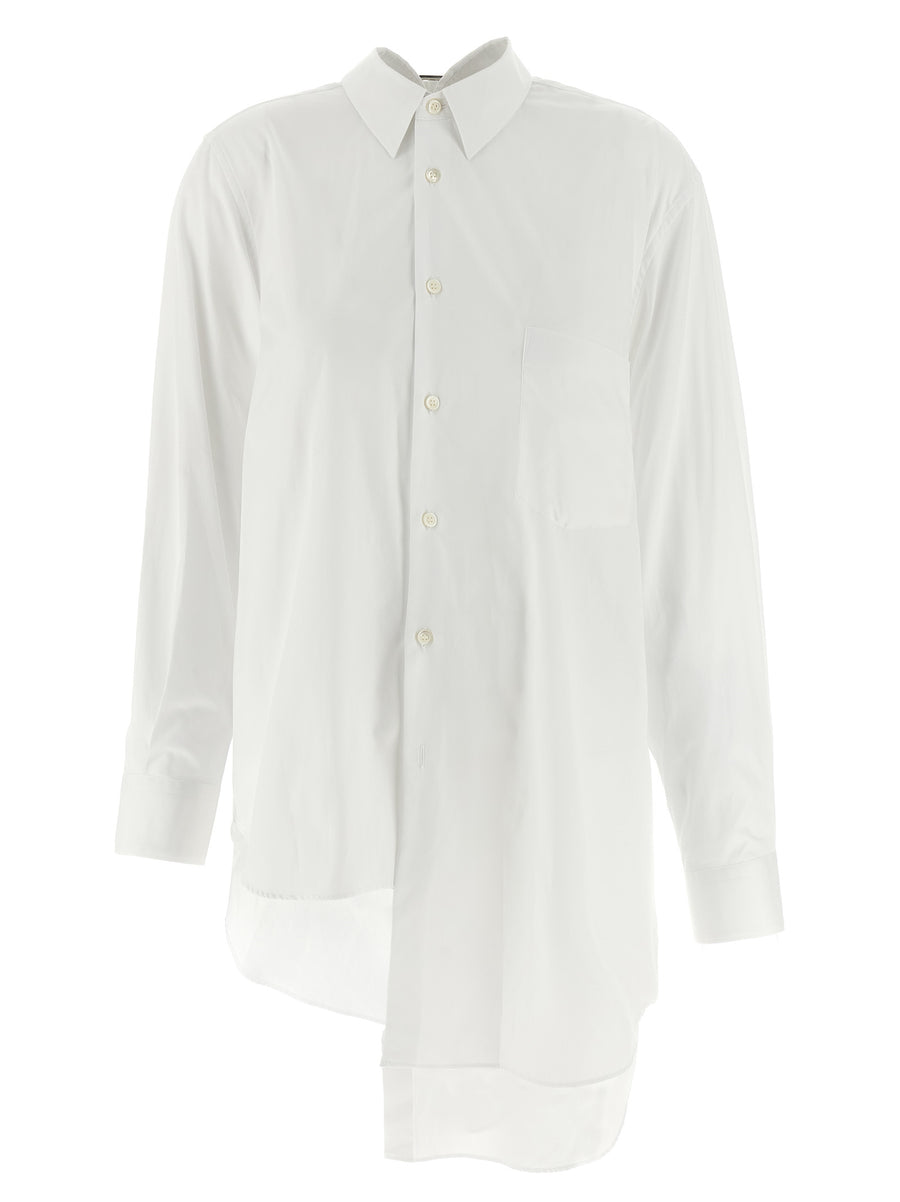 Comme des Garçons 100% Cotton blouse in white