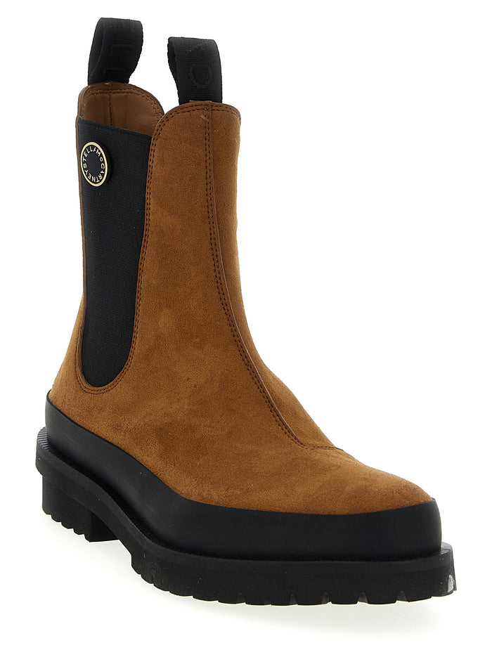 Stella McCartney 100% Viscose boot in brown — view 2