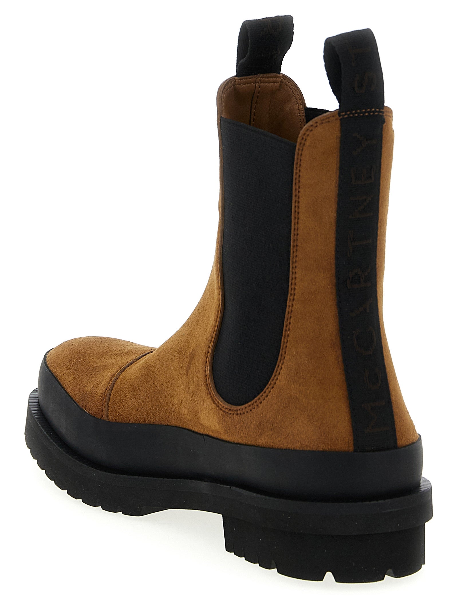 Stella McCartney 100% Viscose boot in brown — view 3