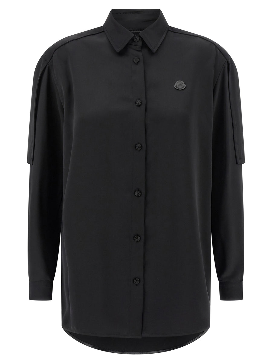 Moncler Genius 100% polyester blouse in black